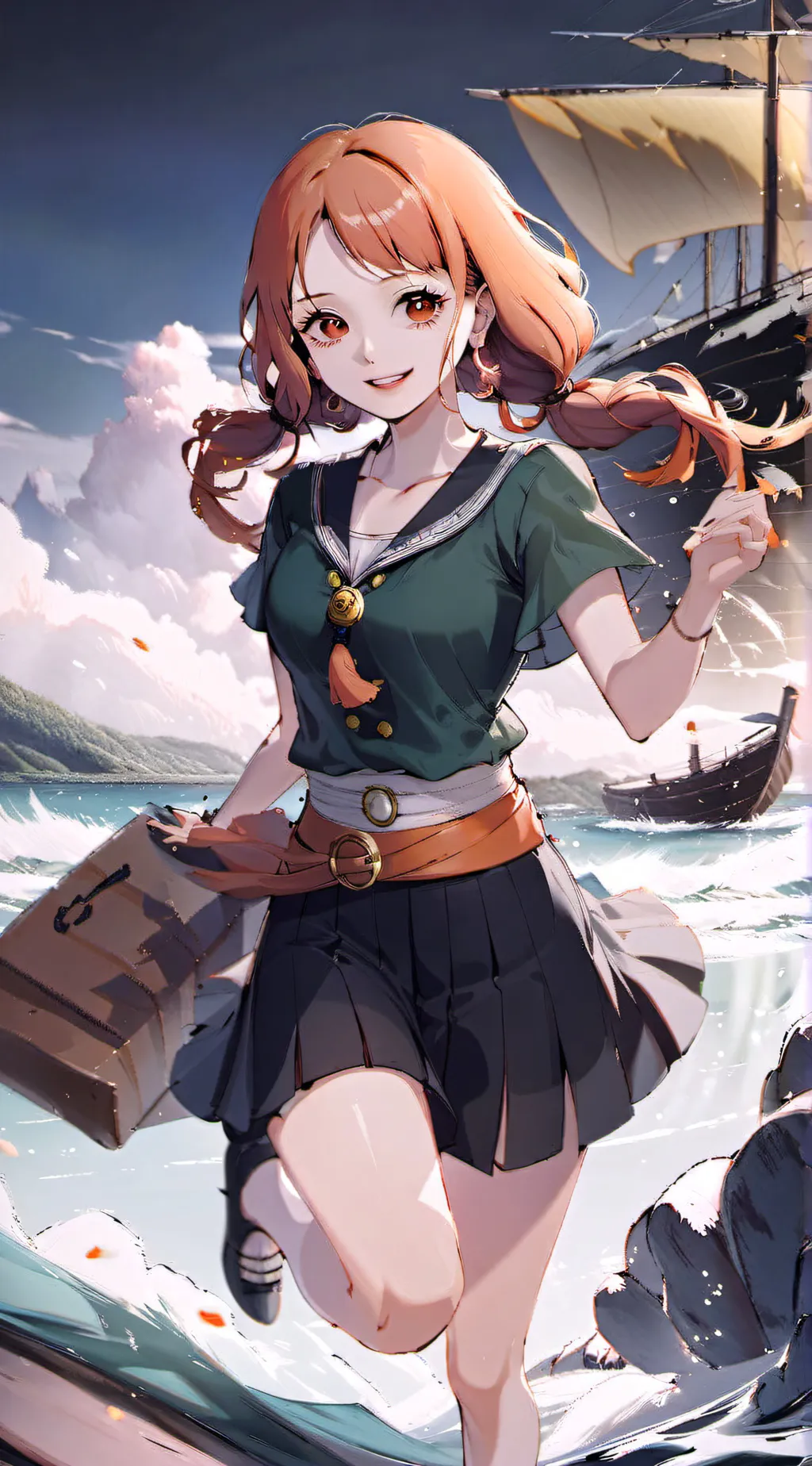 ai character: Nami background