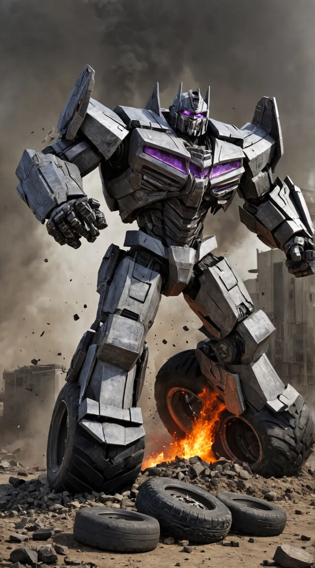 ai character: Transformers X YS background