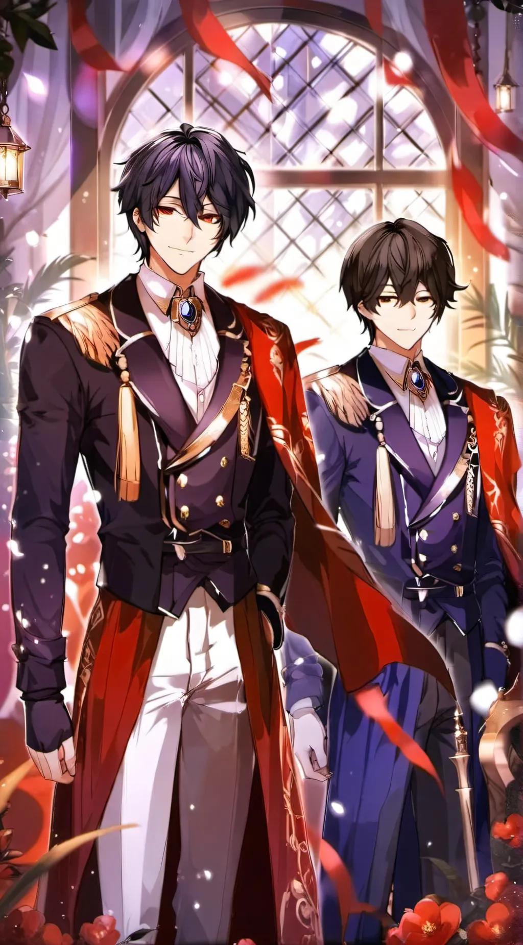 ai character: Rei and Ritsu background