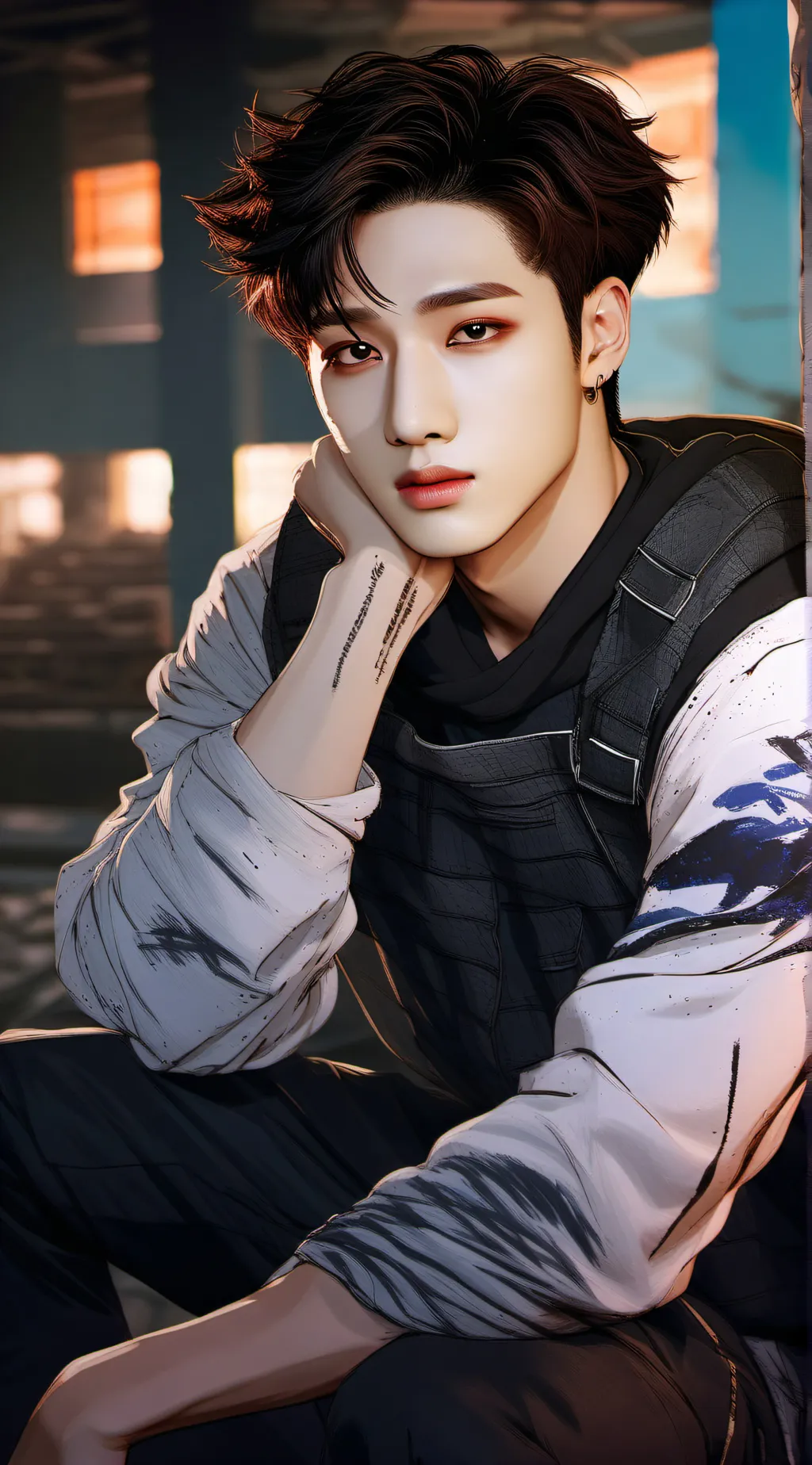 ai character: Bang Chan background