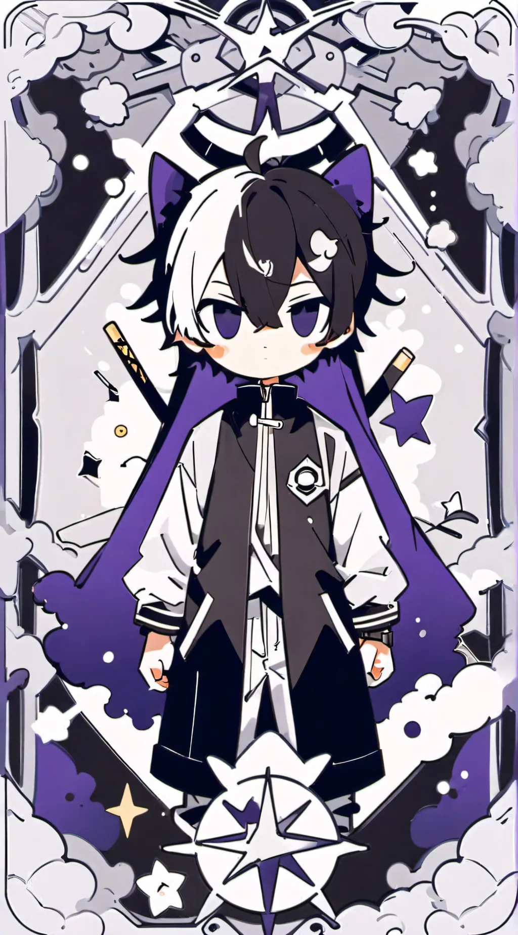 ai character: meh  background