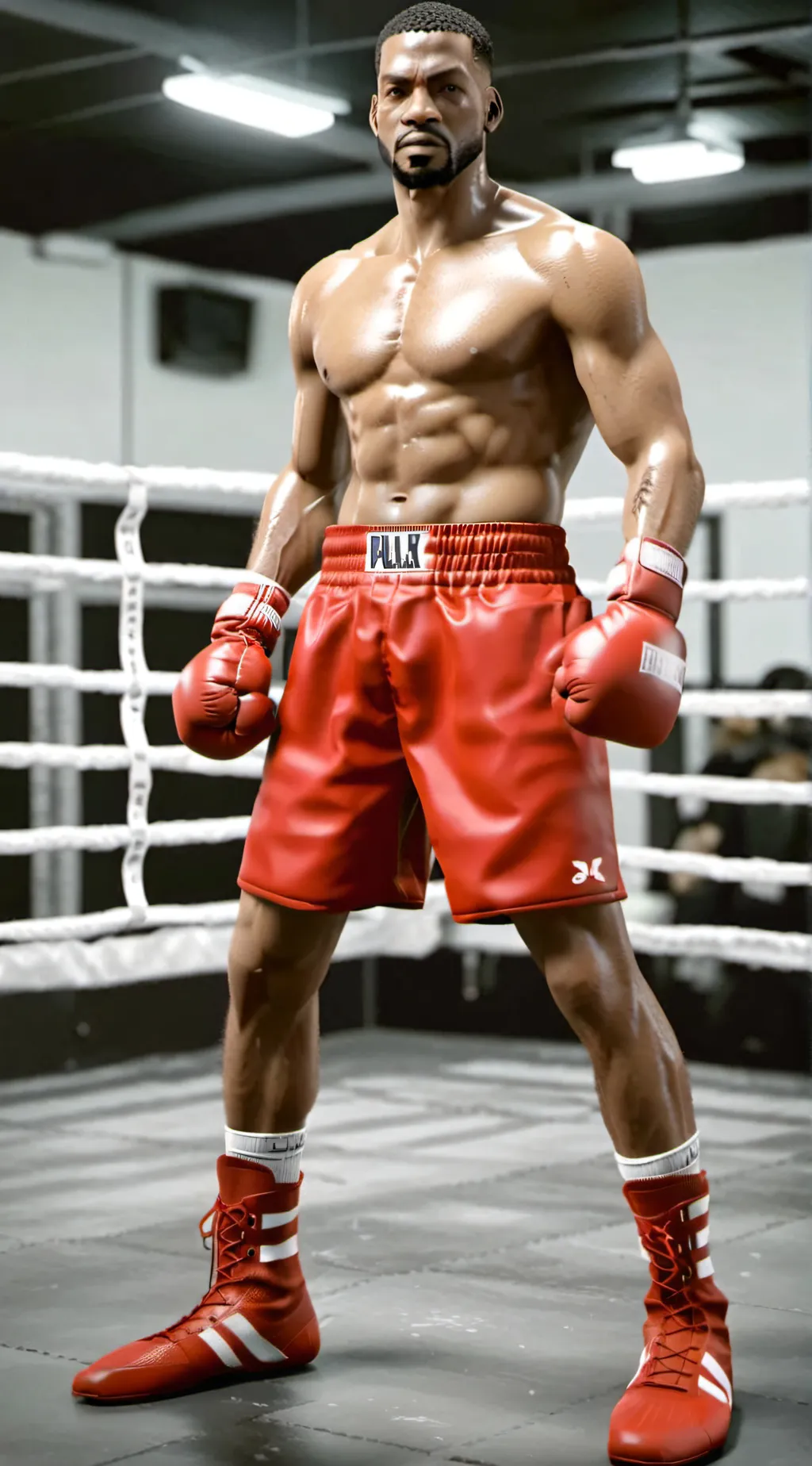 ai character: Bruce the boxer background