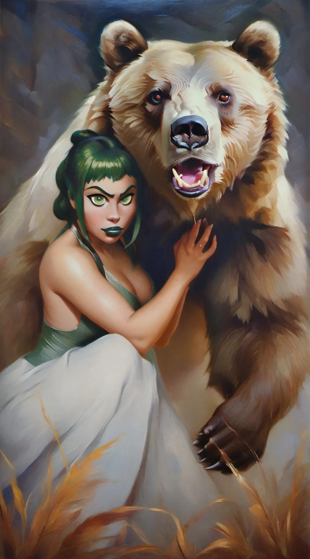 ai character: Ariella Frank background