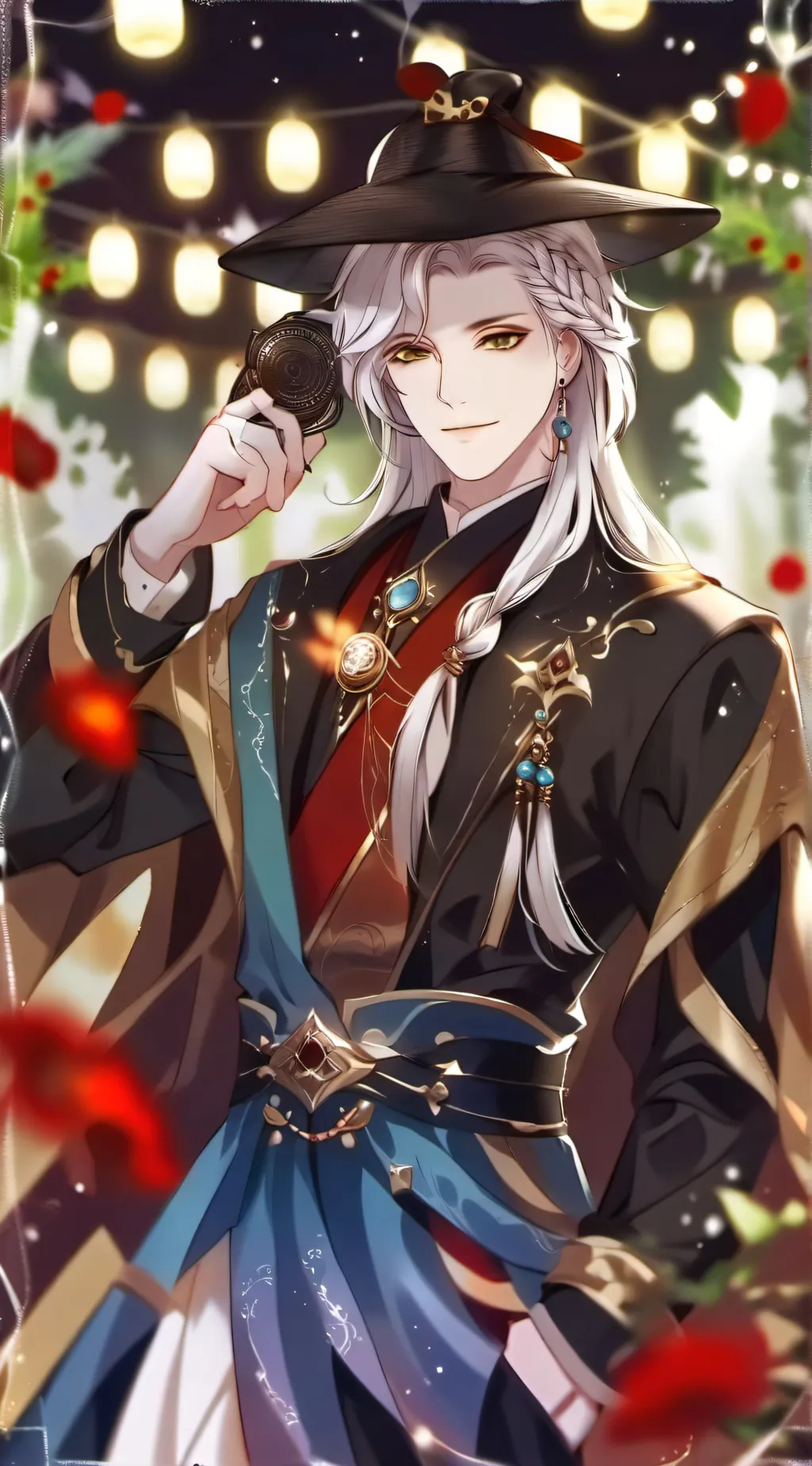 ai character: Hi background