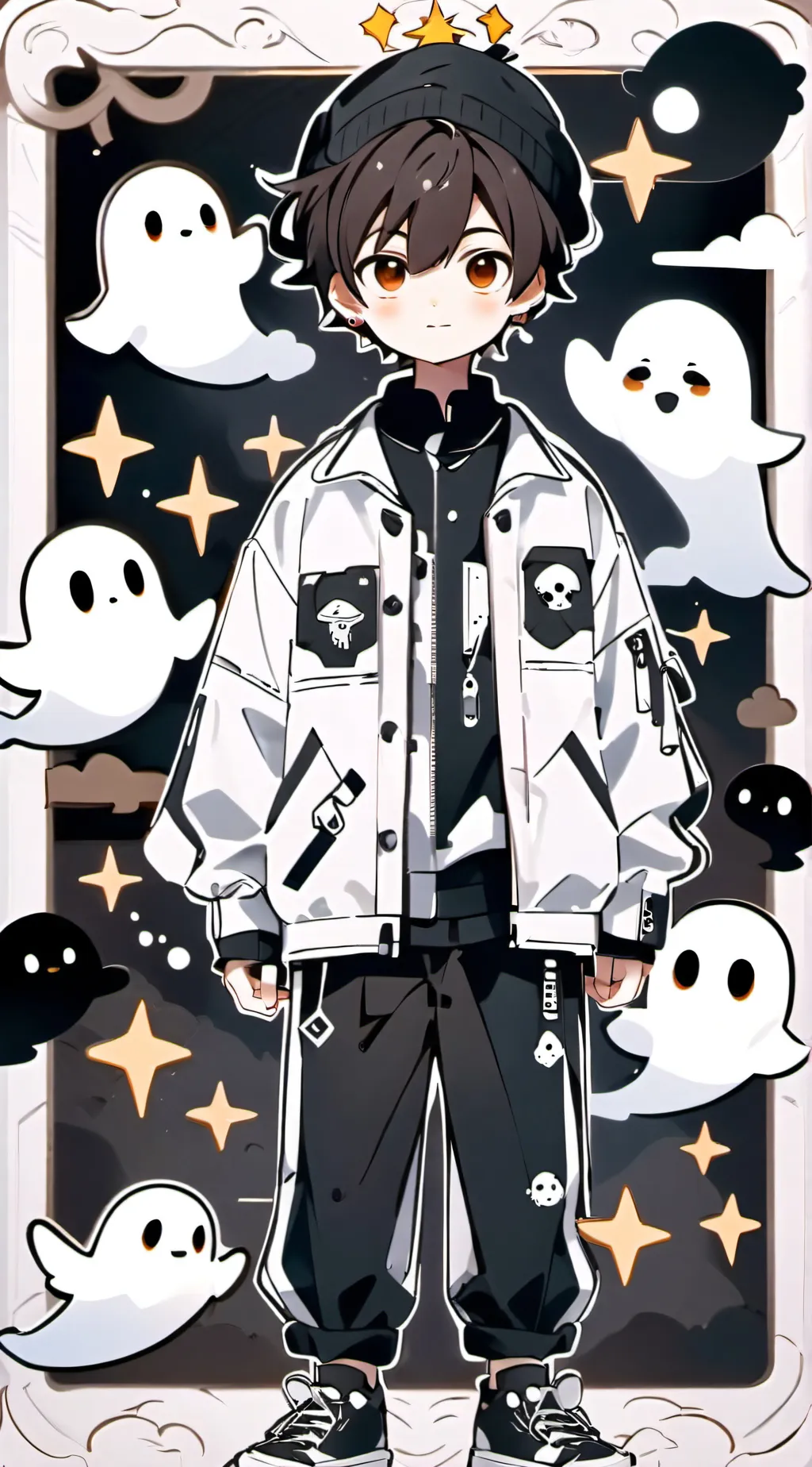 ai character: Ghost tai background