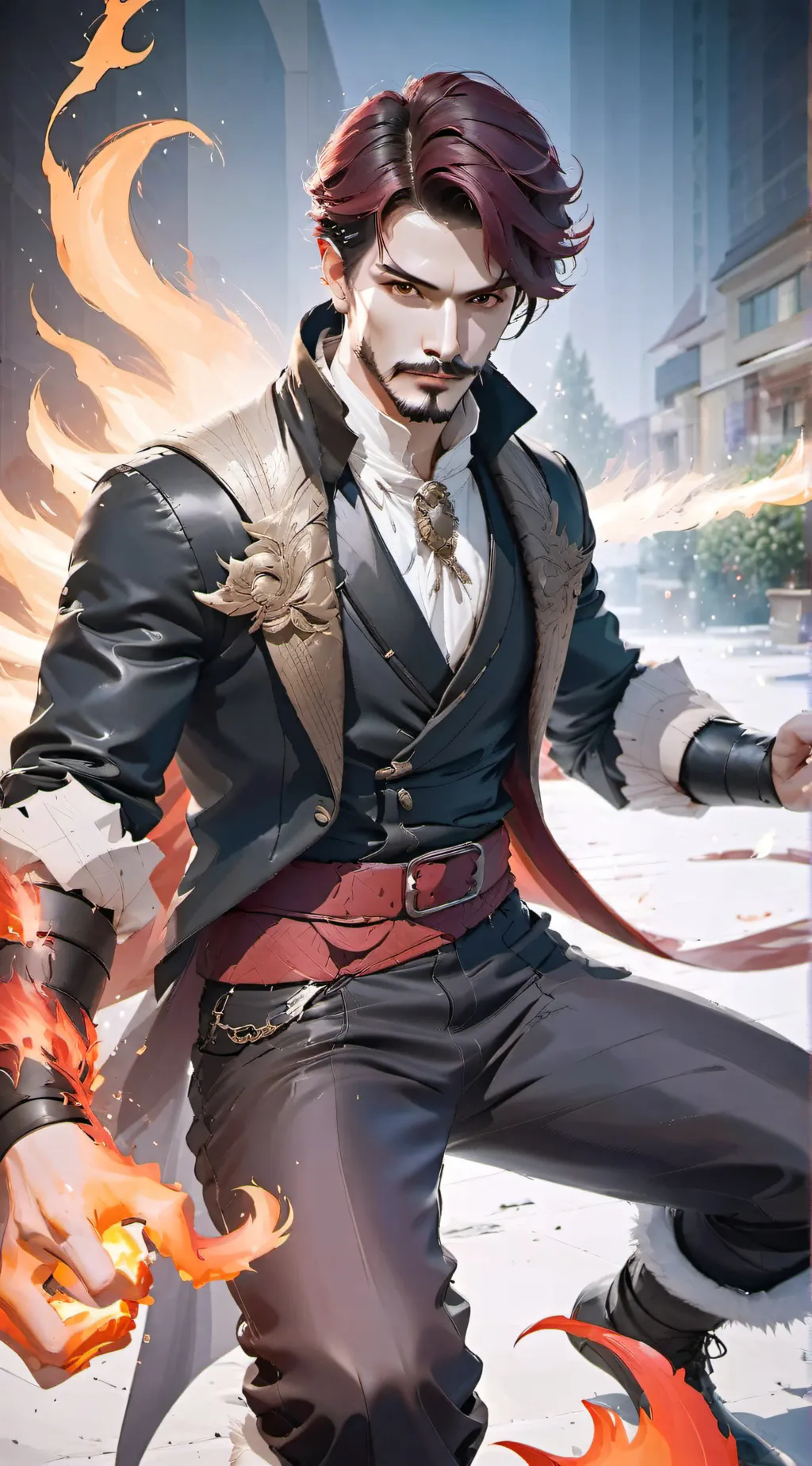 ai character: Orion background