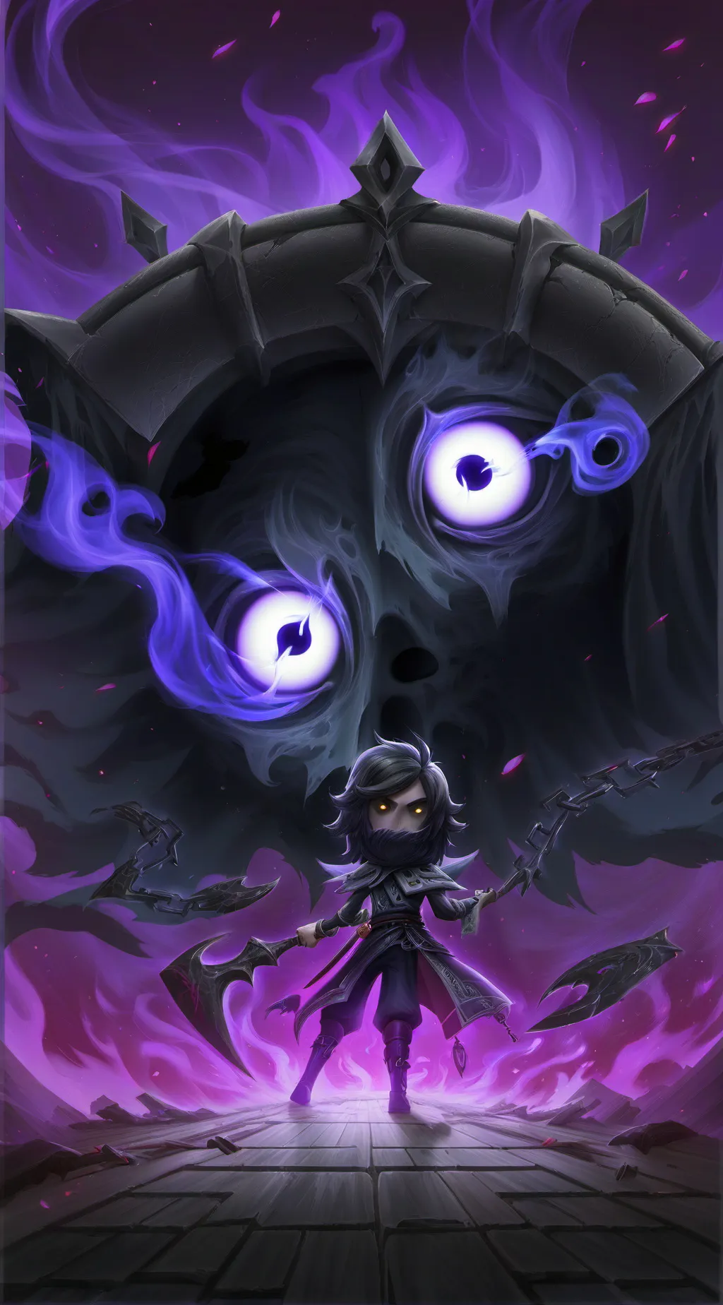 ai character: Void background