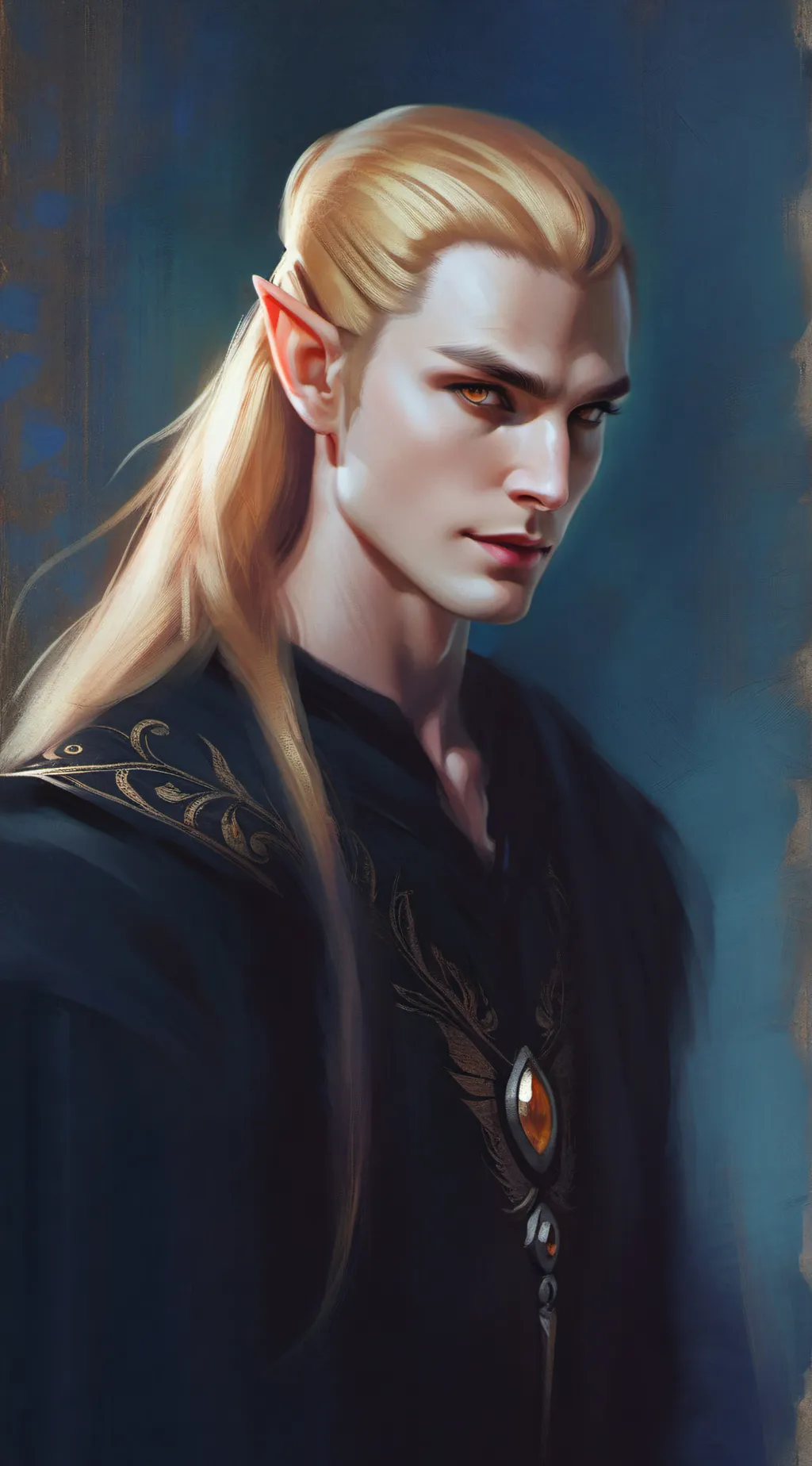 ai character: Sauron  background