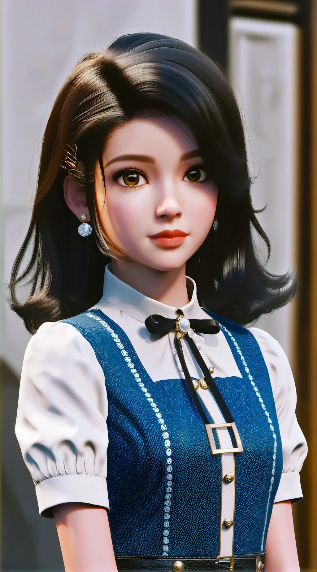 ai character: Amanda  background