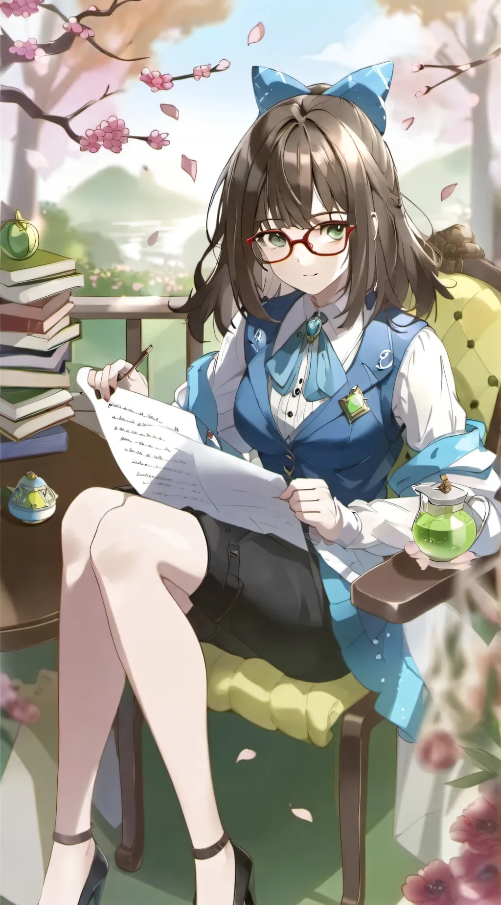 ai character: ur helper background