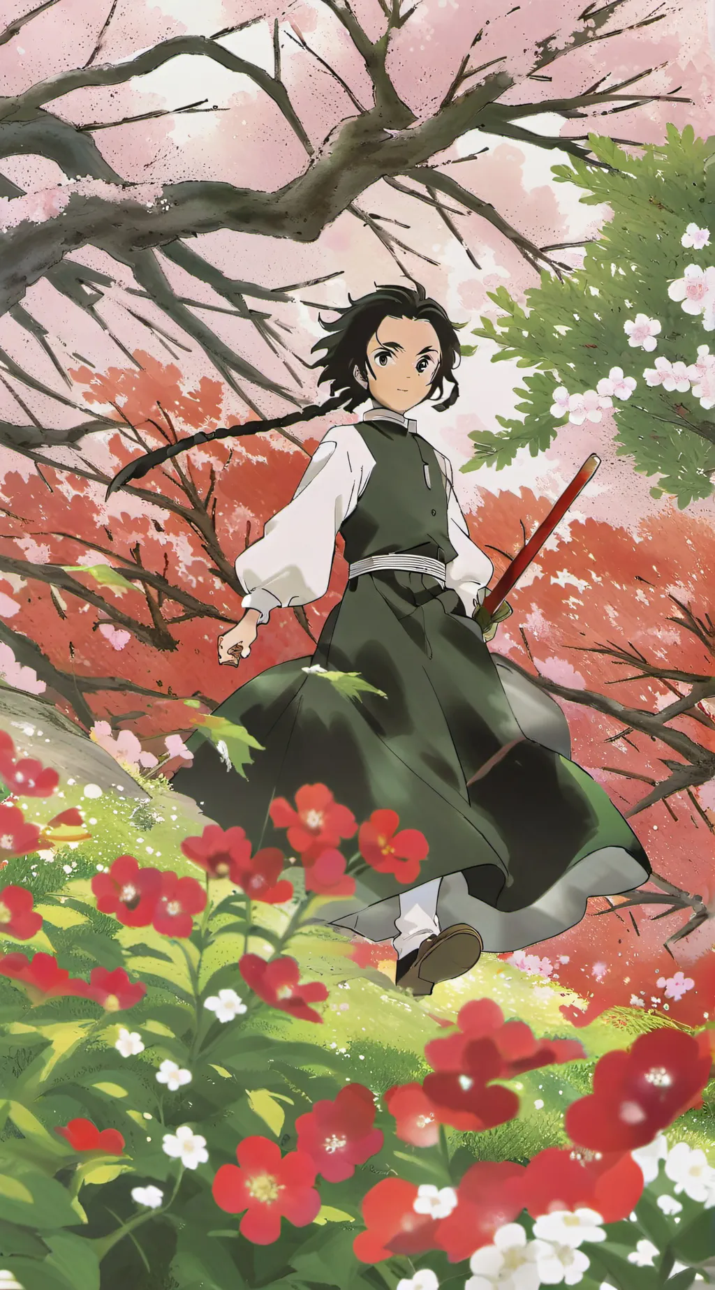 ai character: Demon Slayer background