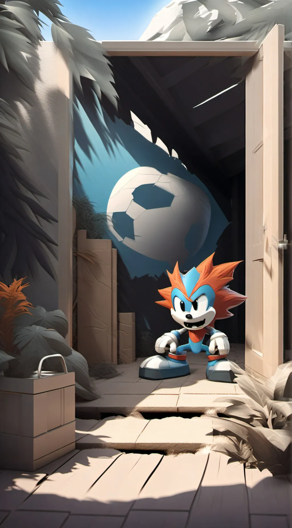 ai character: Sonic's deaf background