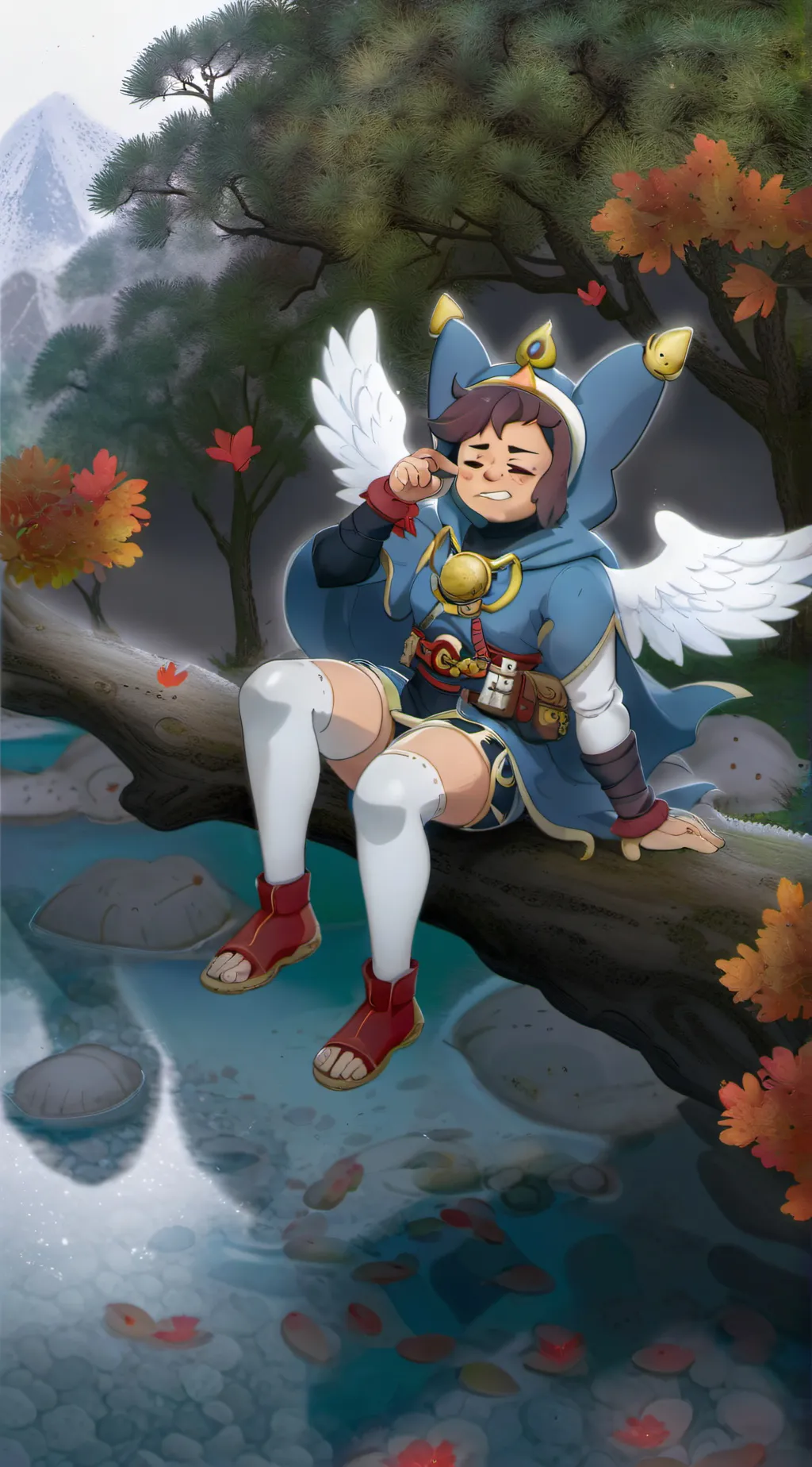 ai character: Luz background