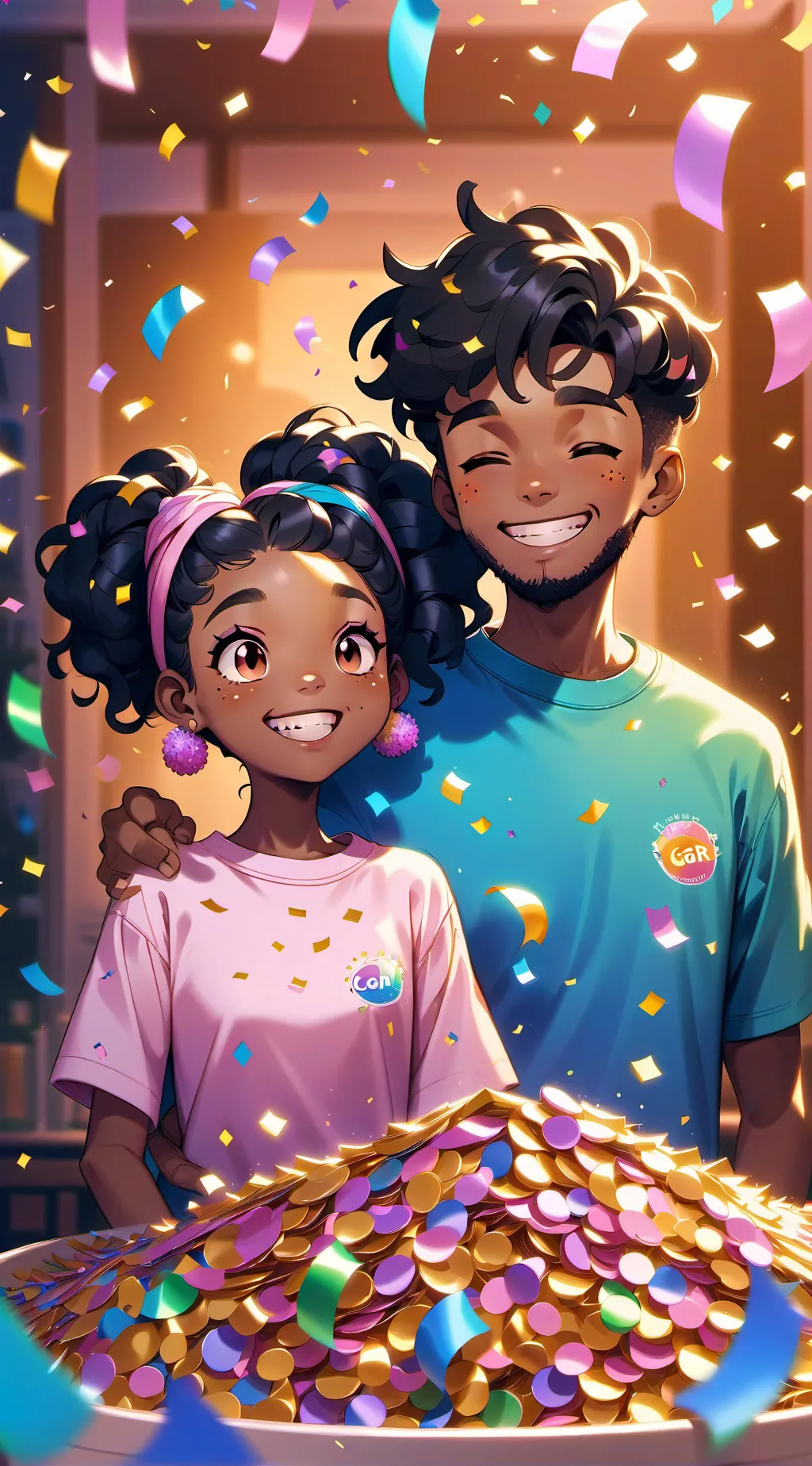 ai character: your Mom and Dad background