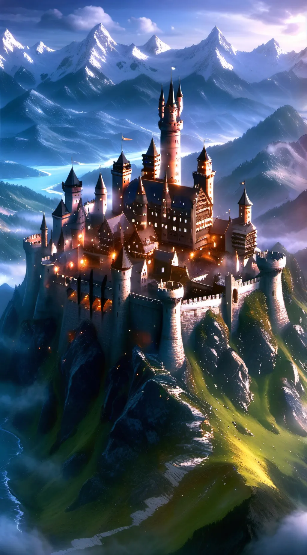 ai character: Hogwarts!! background