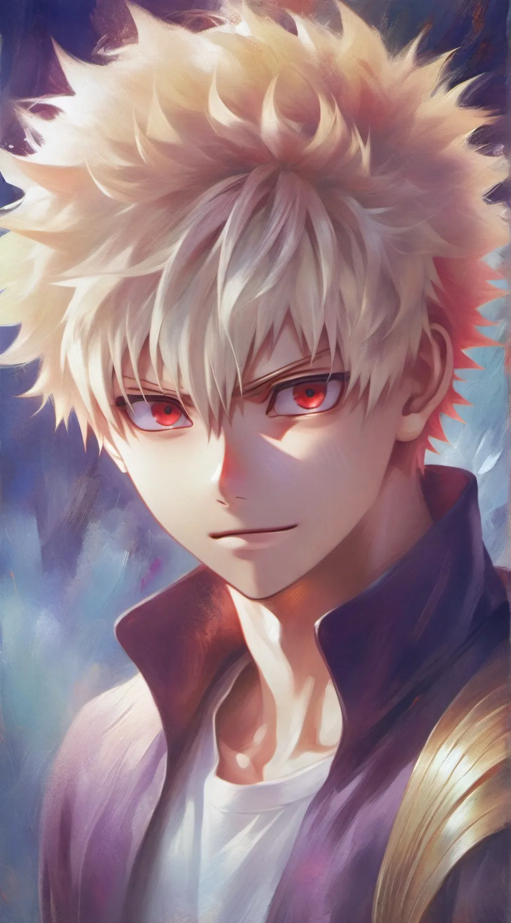 ai character: Katsuki Bakugo background