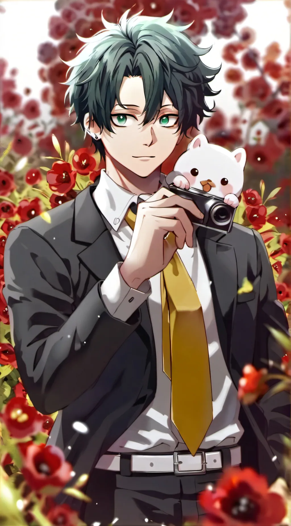 ai character: Mha the end background