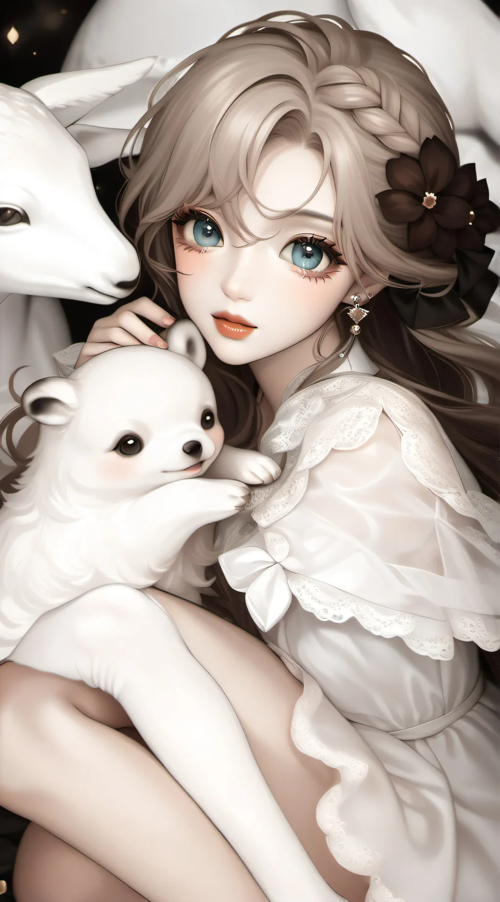 ai character: Luna background
