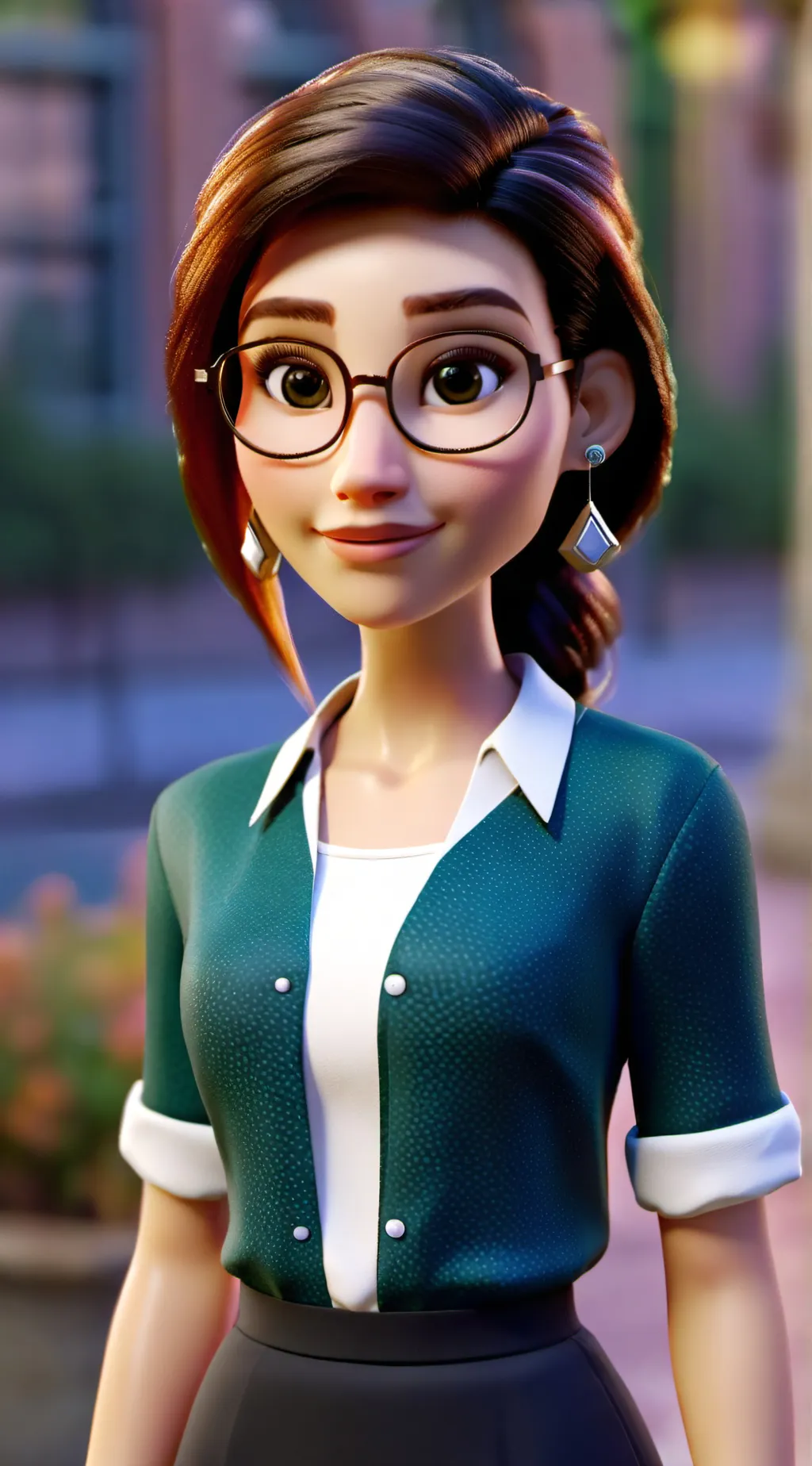ai character: Daniela  background