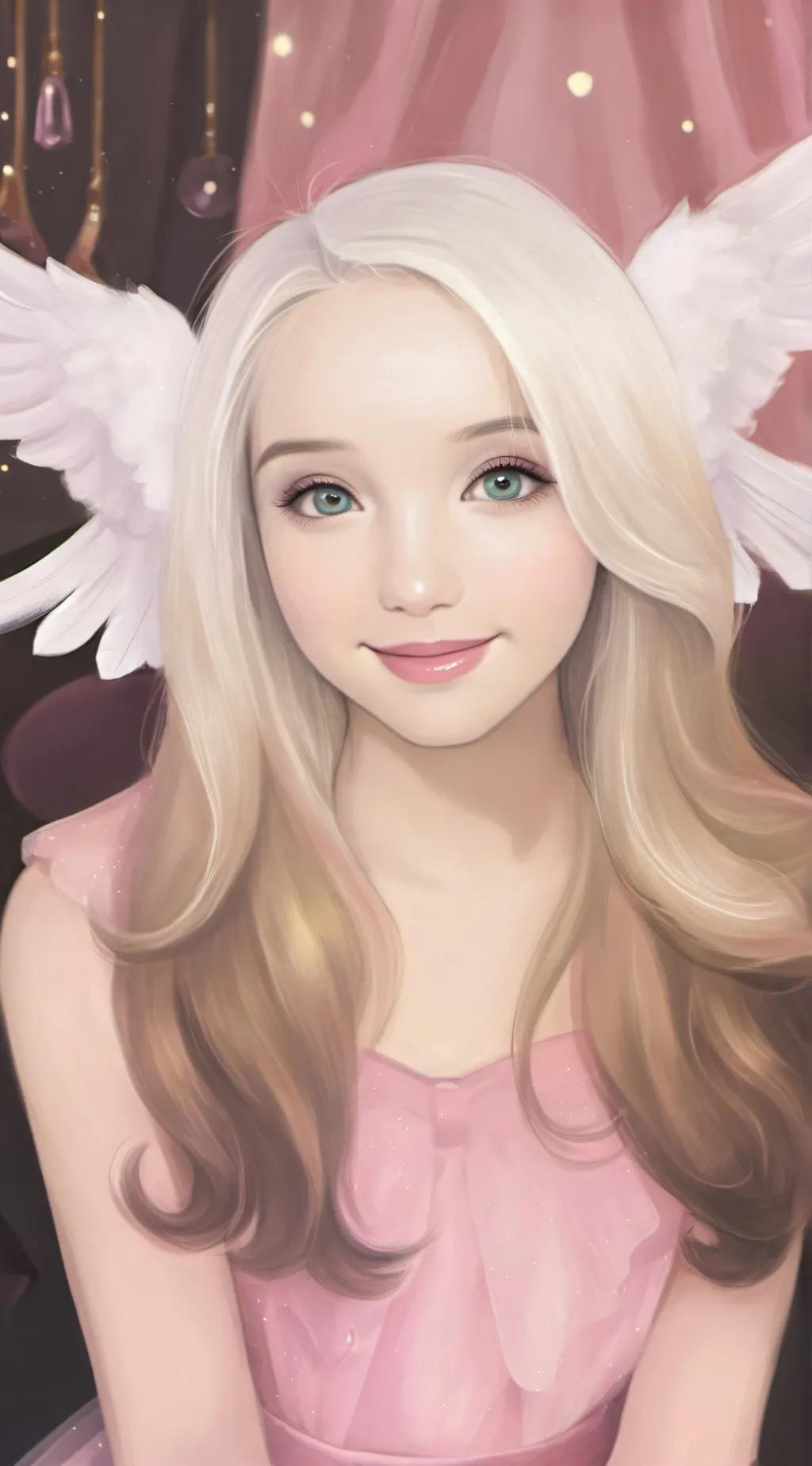 ai character: Dove Cameron background