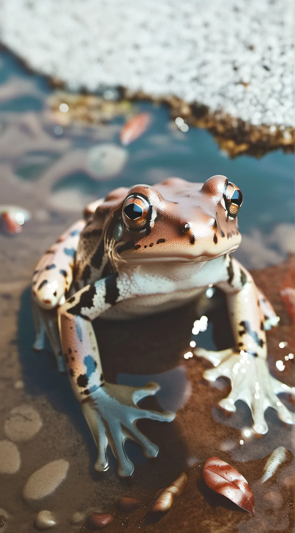ai character: frogiee background