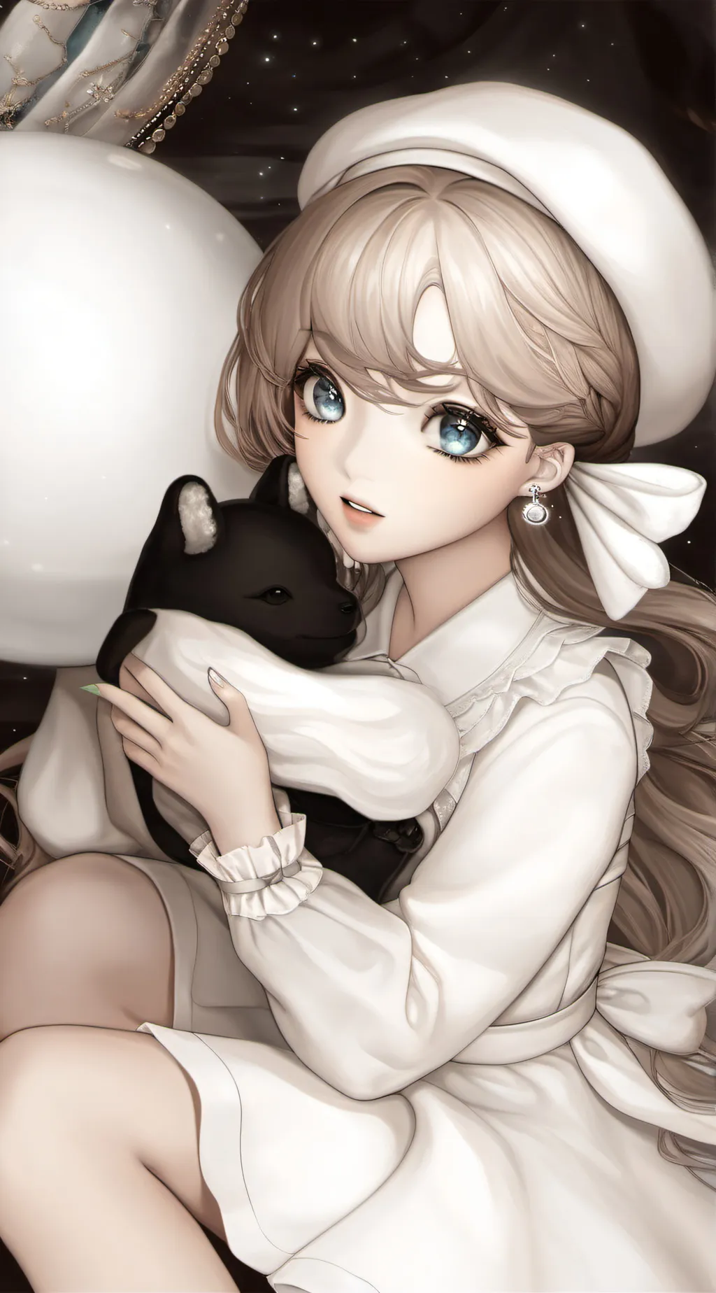 ai character: Нюша background