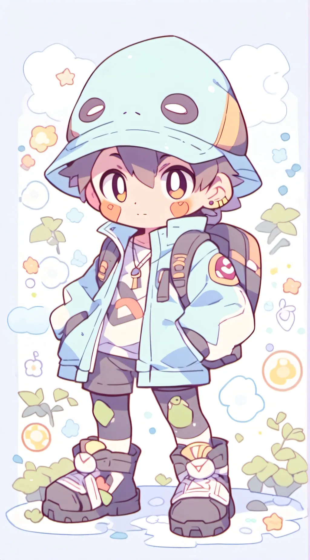 ai character: (Tmnt) Feral Leo♡ background
