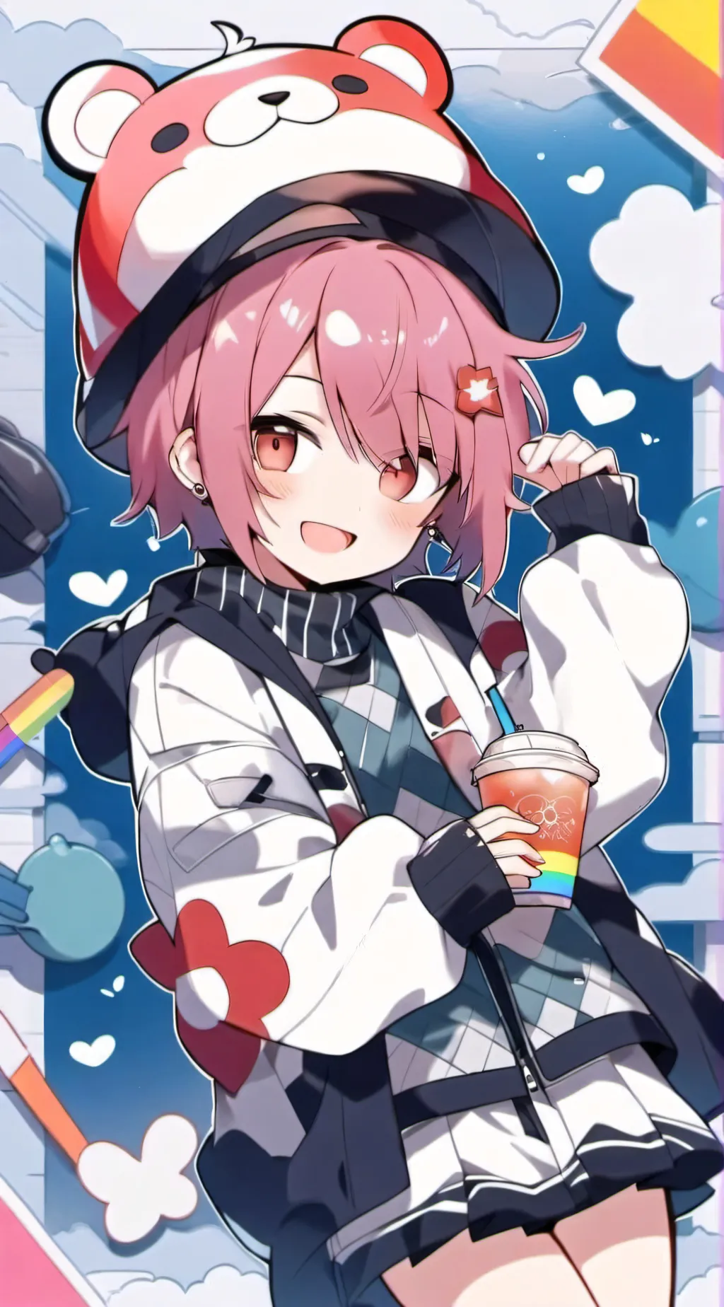 ai character: mitsuba background