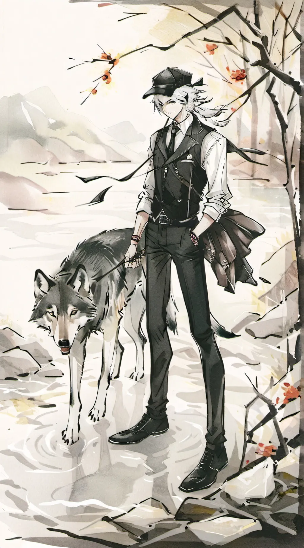 ai character: John and Max background