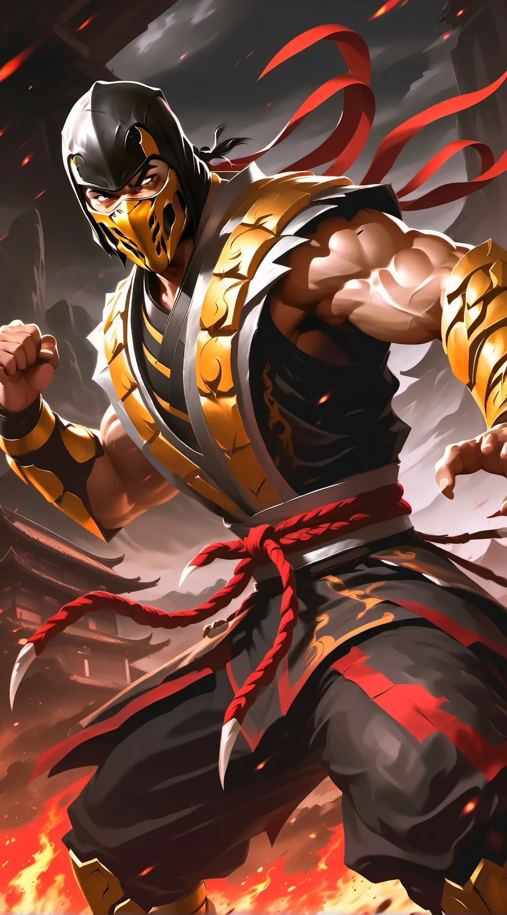 ai character: Mortal Kombat 1 background