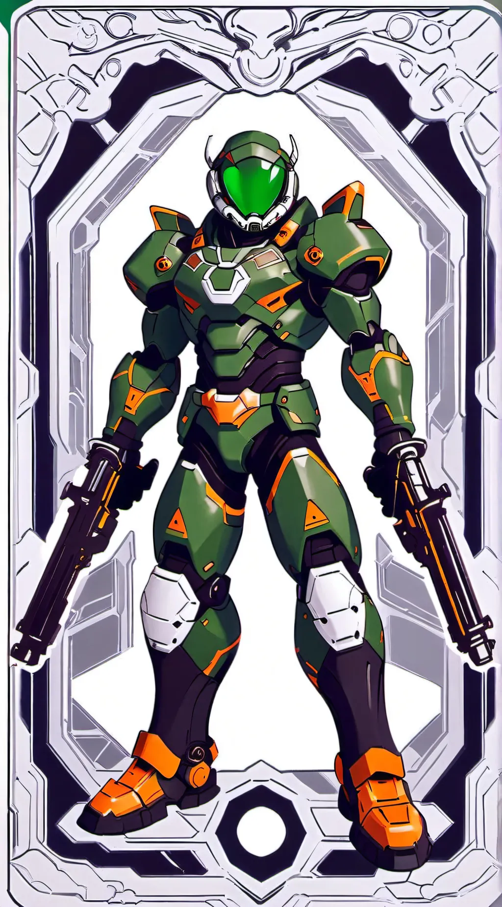 ai character: The doom Slayer  background