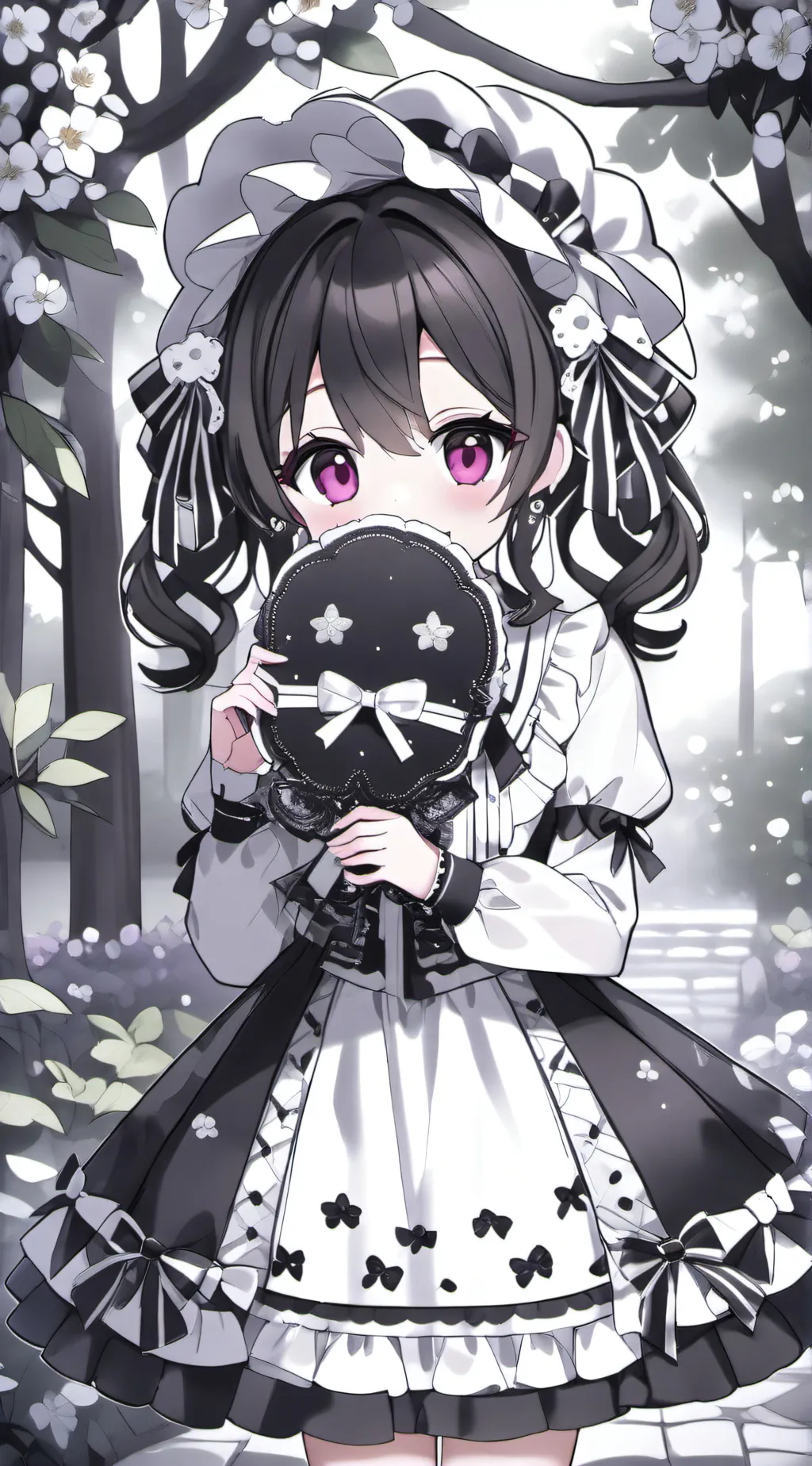 ai character: 蝴蝶忍 background