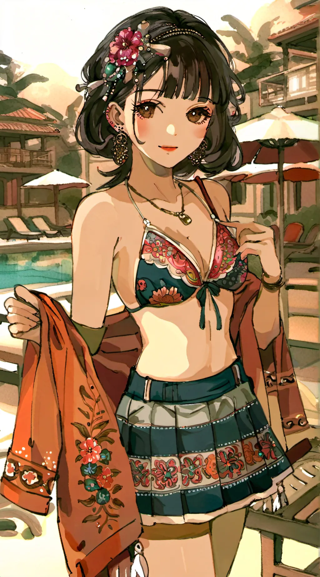 ai character: Girl patient background