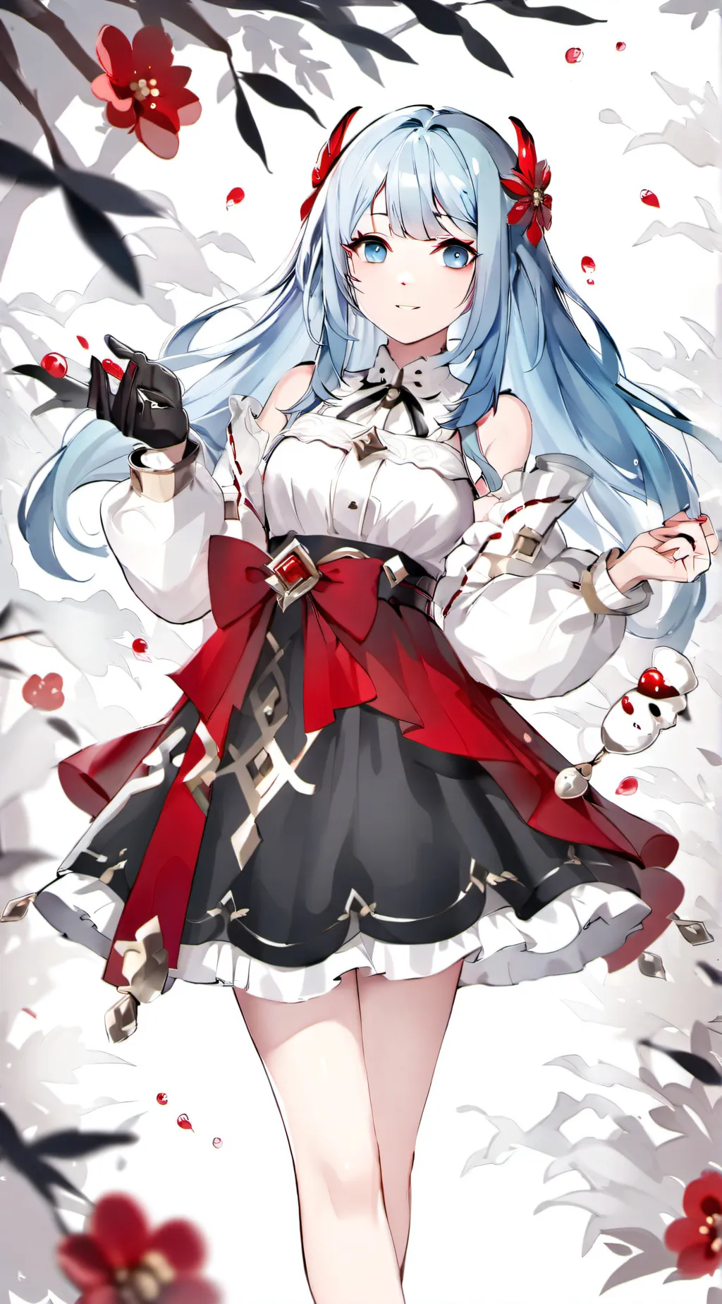 ai character: shamekira background