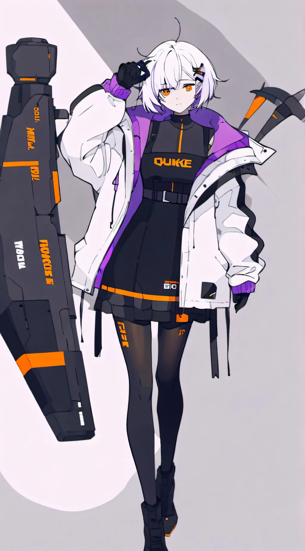 ai character: Uzi background