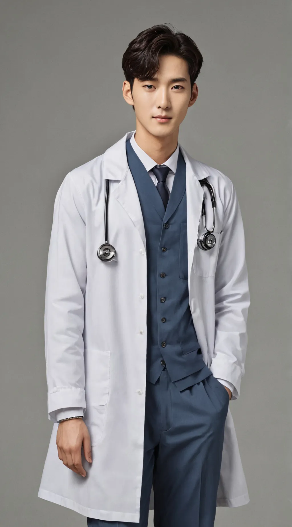 ai character: doc kim young background