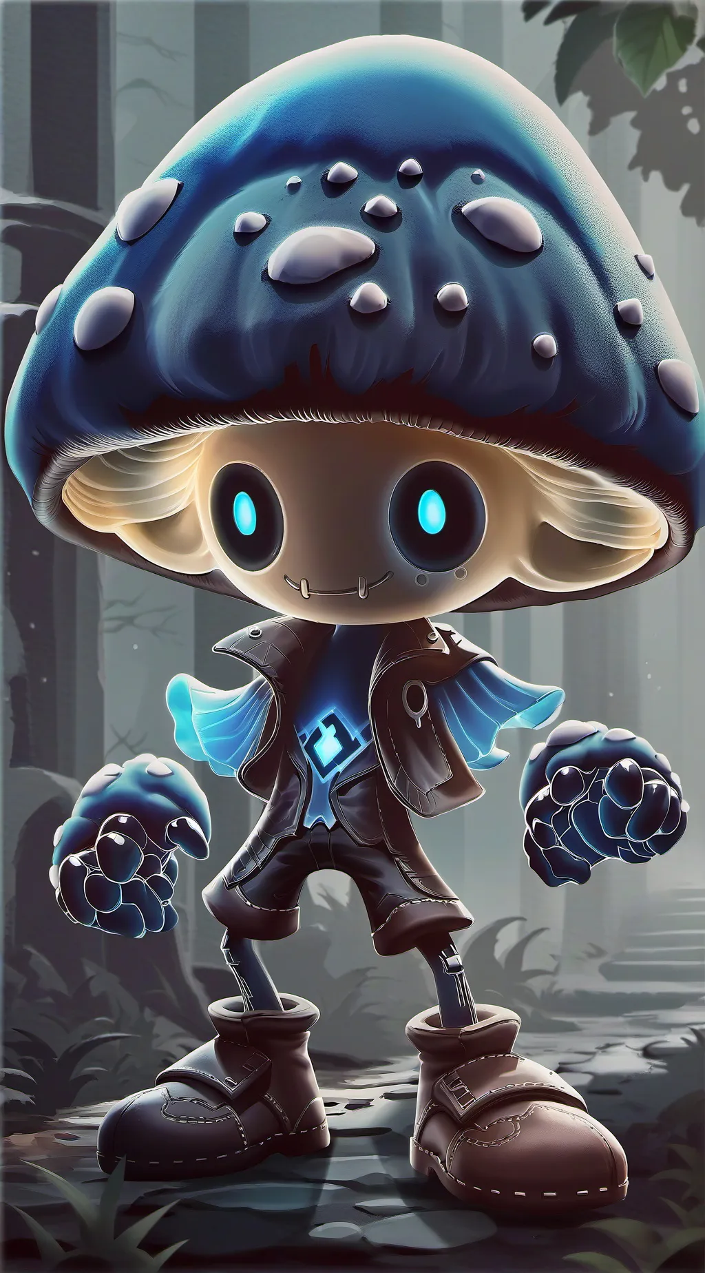 ai character: Misty background