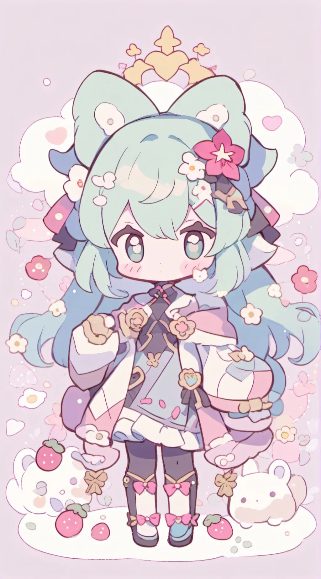 ai character: кина background
