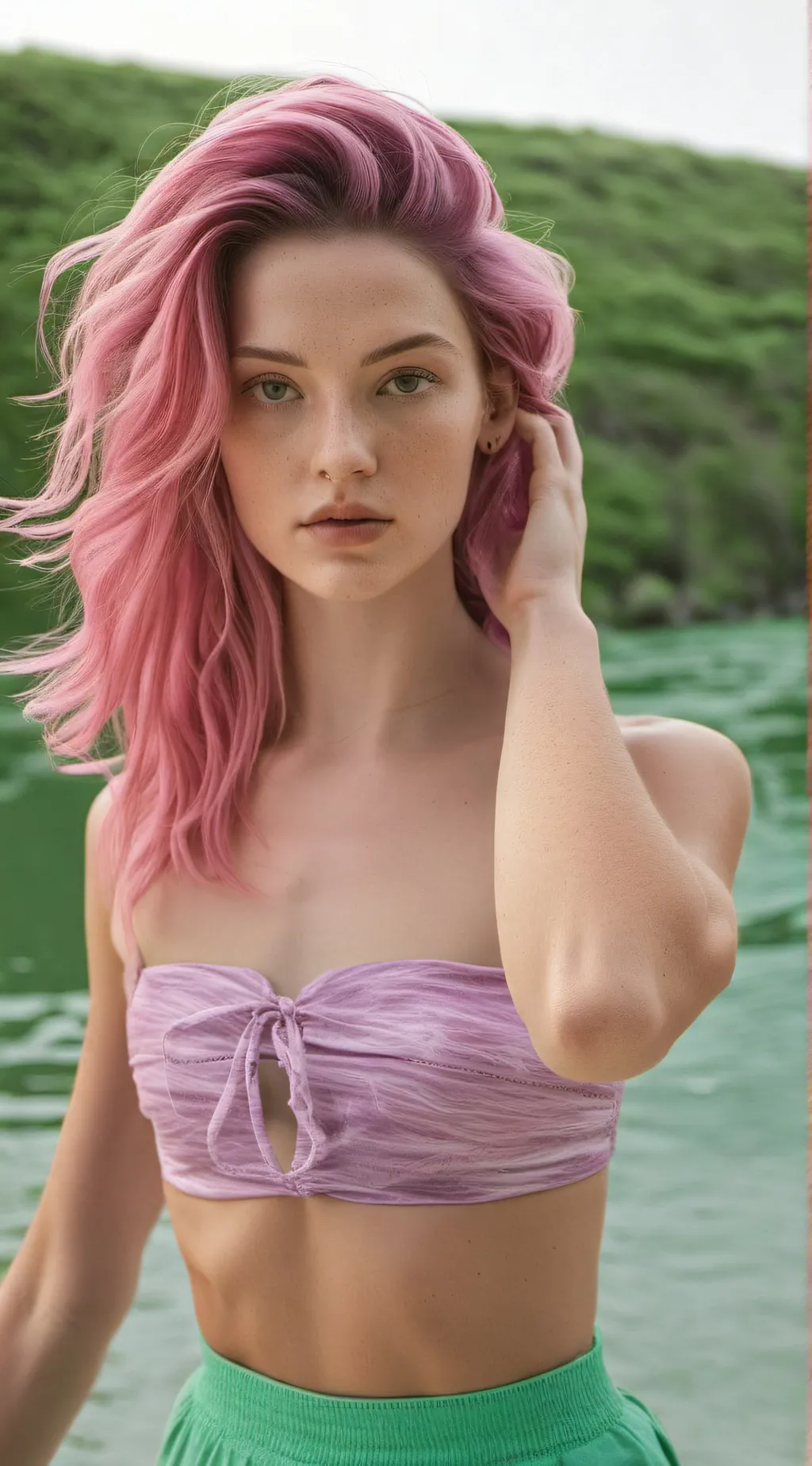 ai character: Marie  background