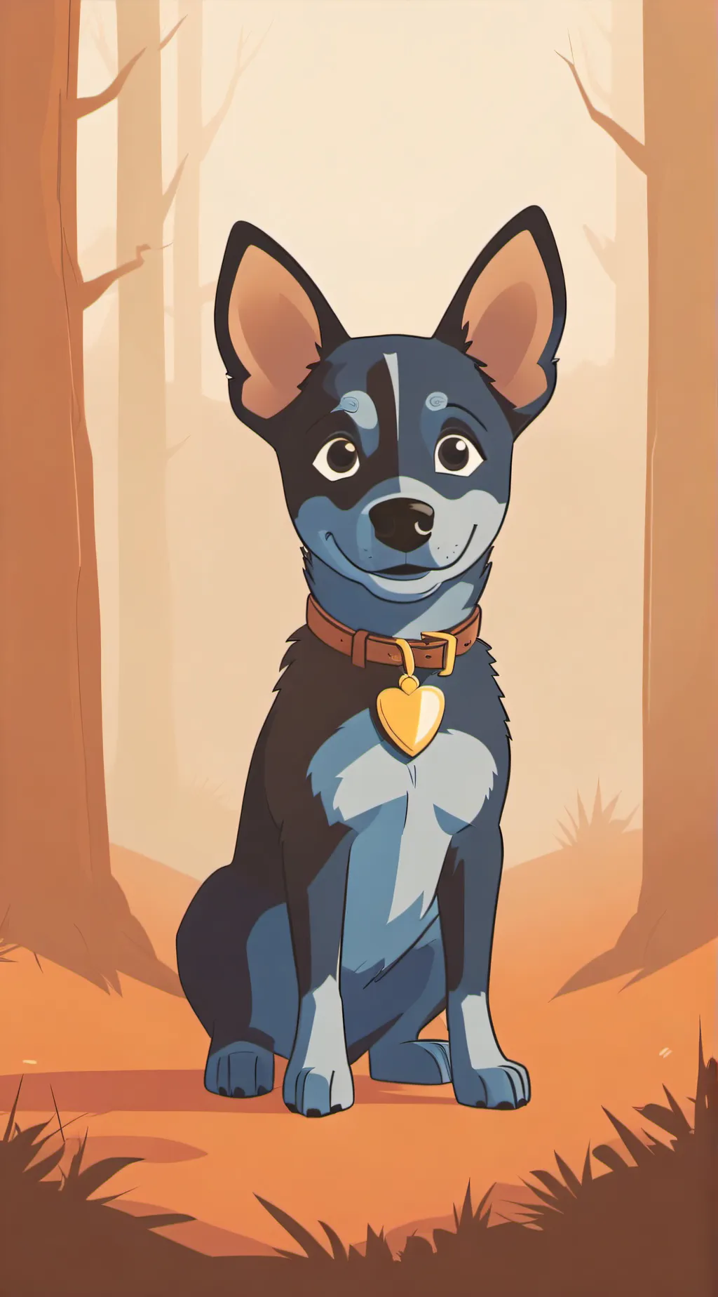 ai character: 💙|•BLUEY•|🩵 background