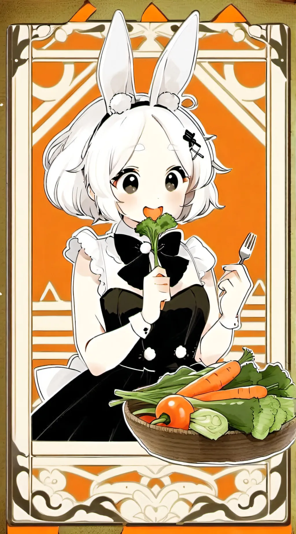 ai character: cotton  background