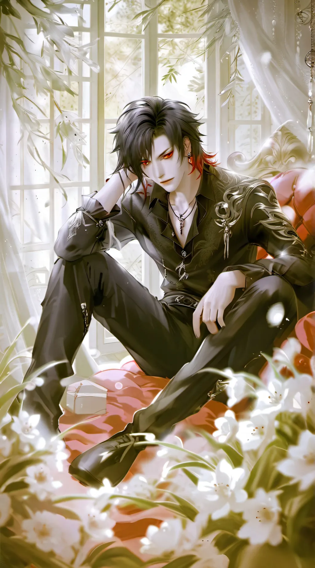 ai character: :Ash🎀 background