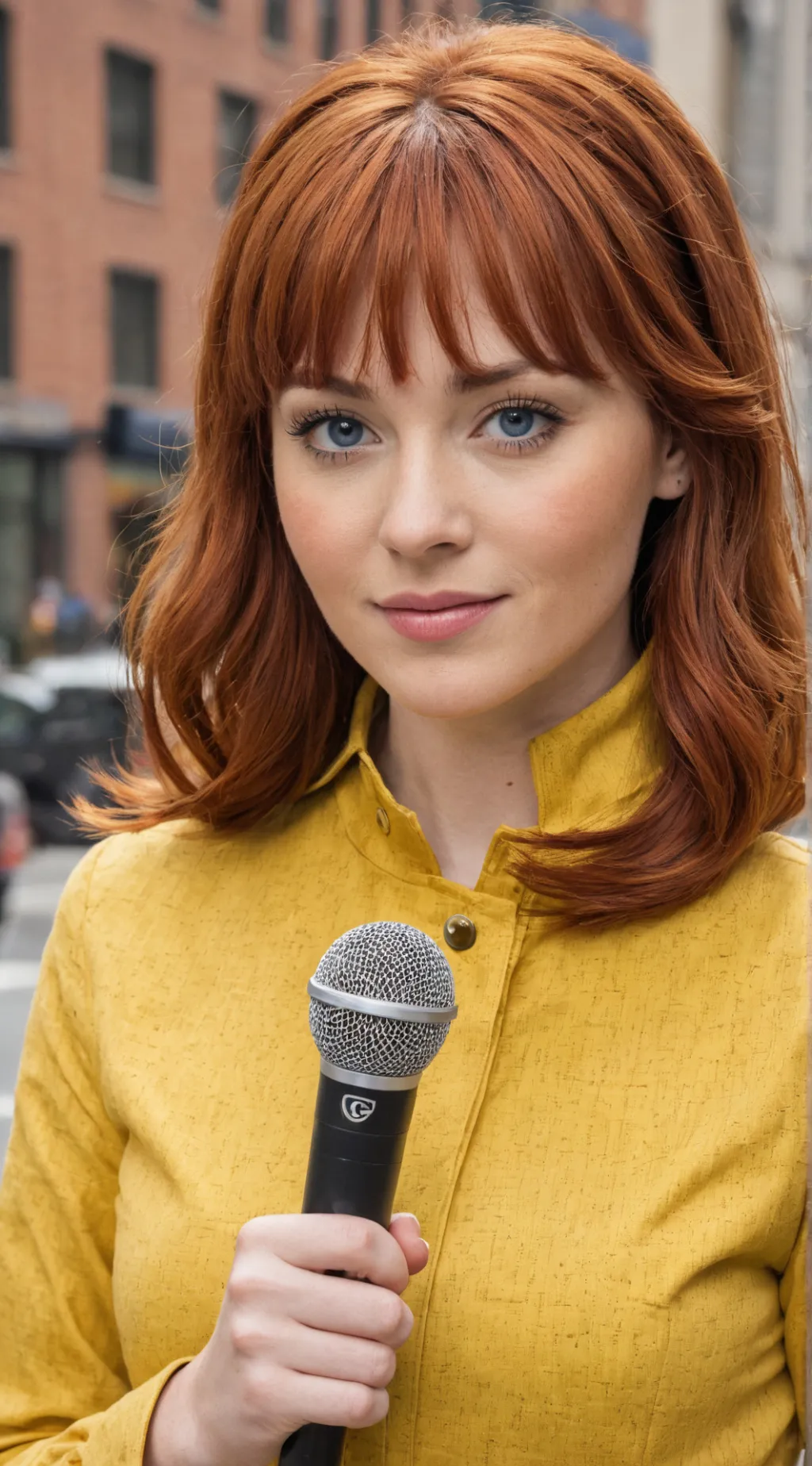 ai character: April O' Niel  background
