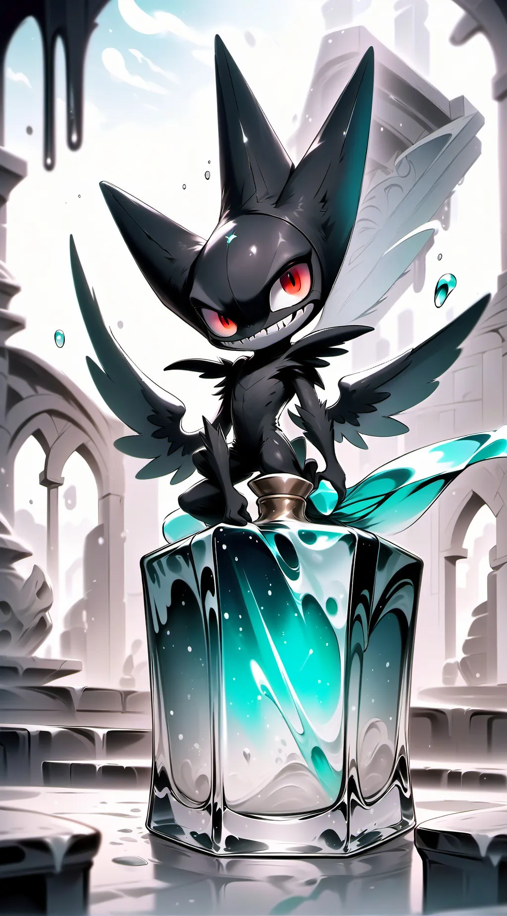 ai character: Hazbin hotel background
