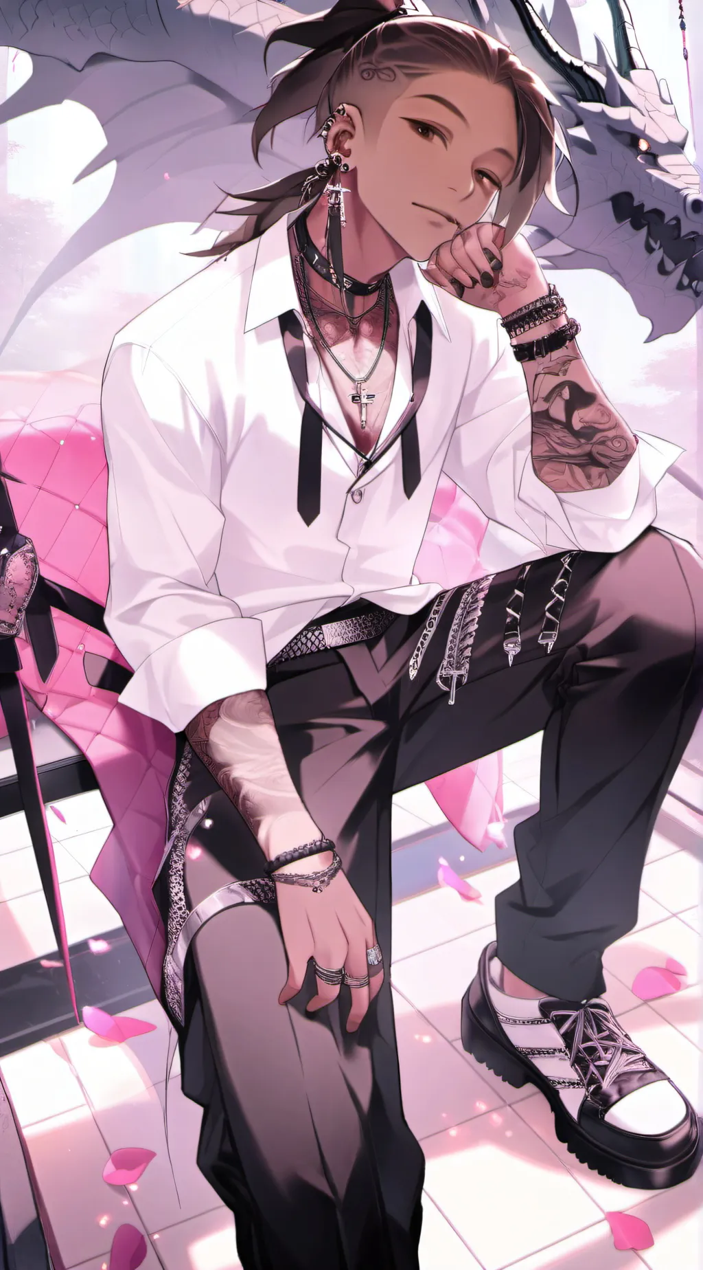 ai character: Alexander  background