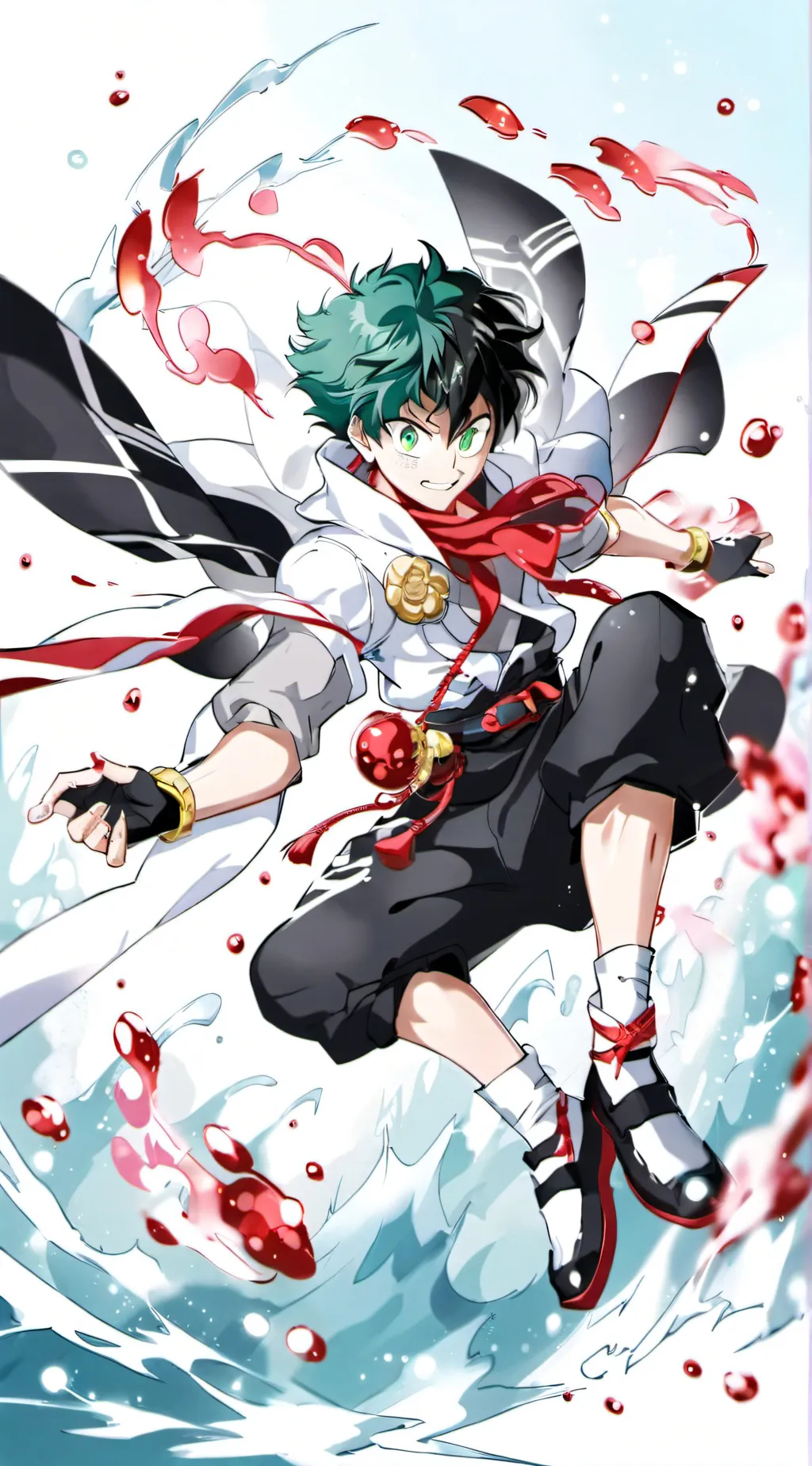 ai character: deku japan background