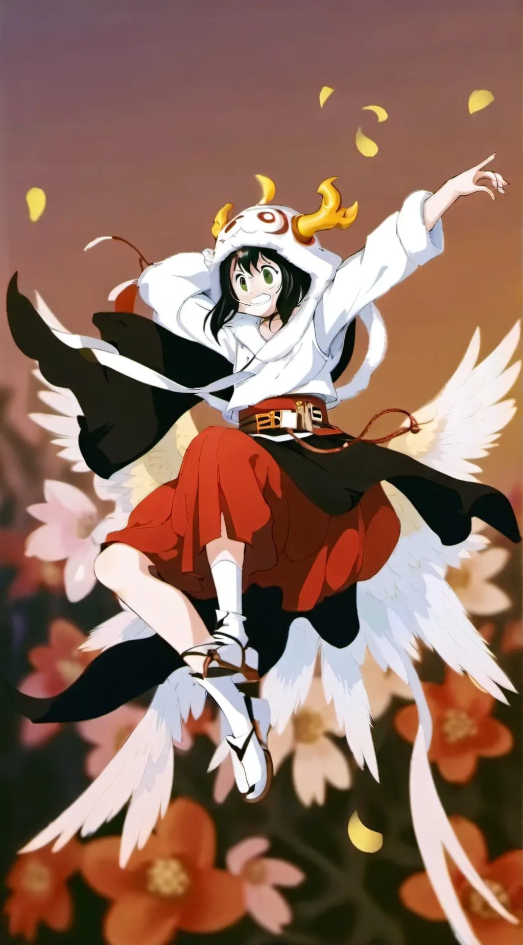 ai character: Y/N x Asui background