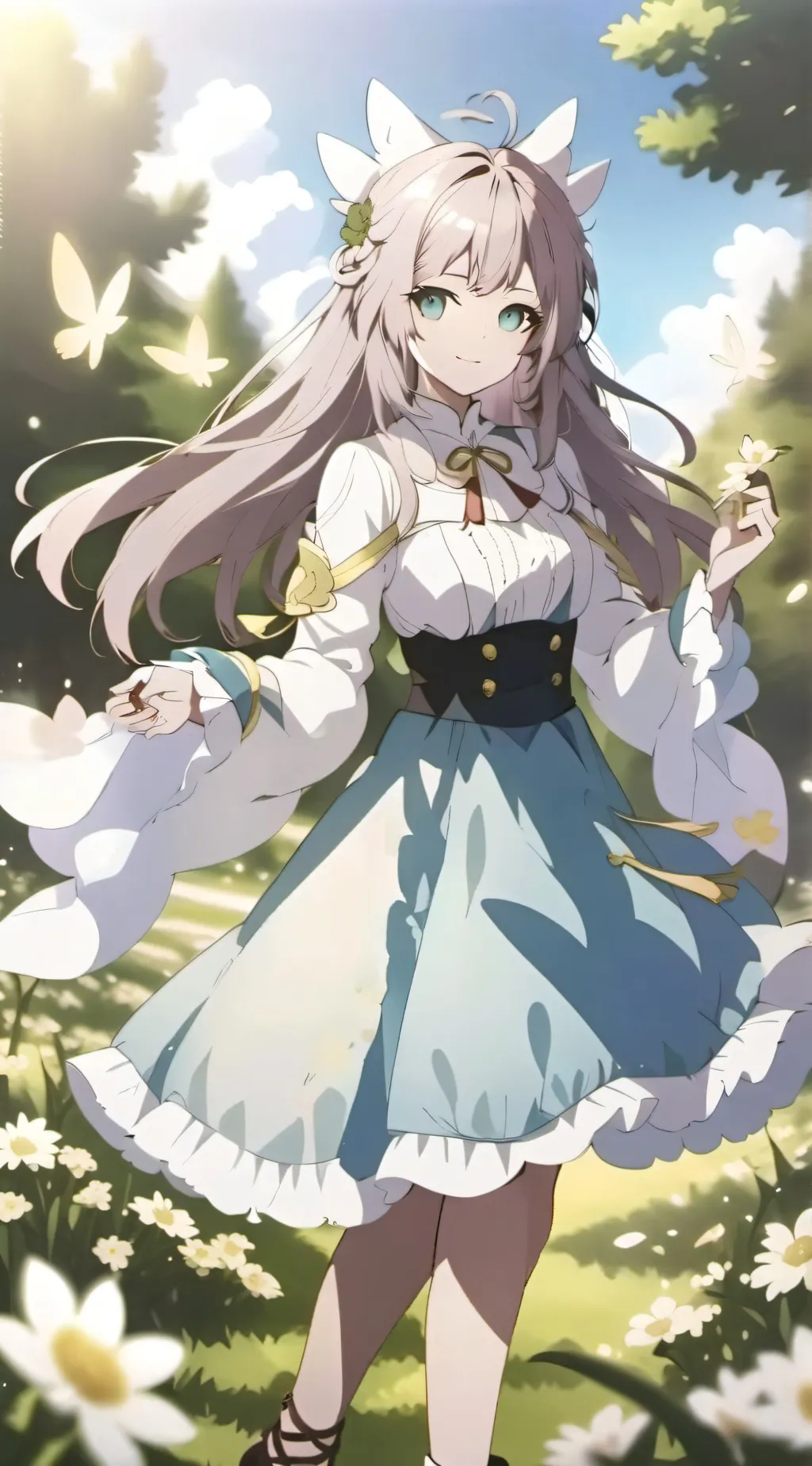 ai character: Cristina  background