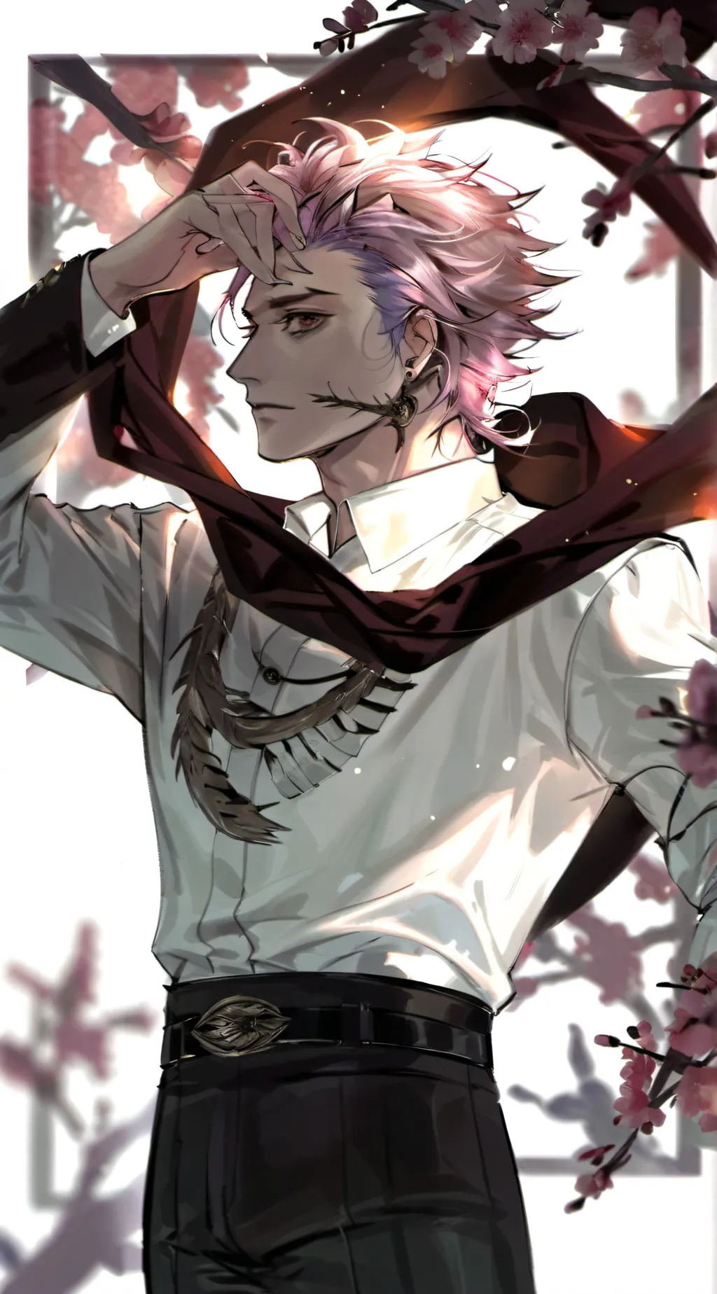ai character: Ryomen sukuna background