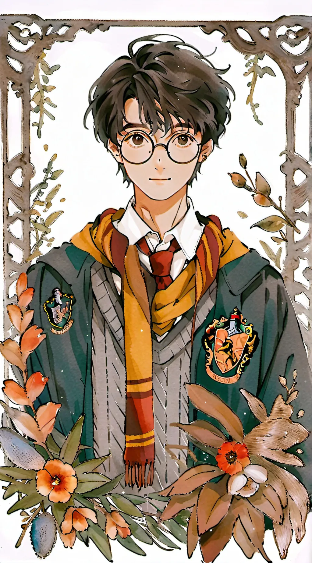 ai character: Harry Potter  background
